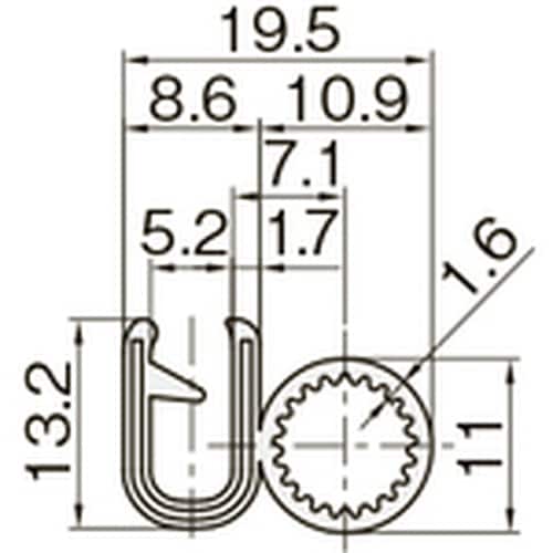 IWATA トリムシール (一体成型) 耐油TPE