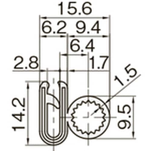 IWATA トリムシール (一体成型) 耐油TPE