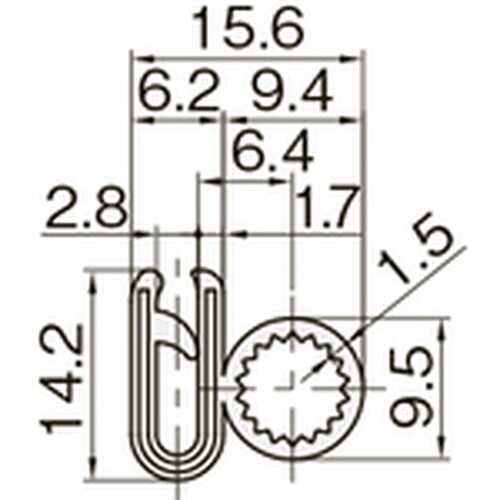 IWATA トリムシール (一体成型) 耐油TPE