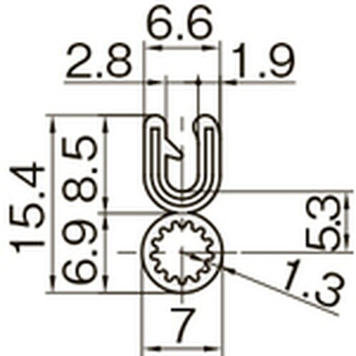 IWATA トリムシール (一体成型) 耐油TPE