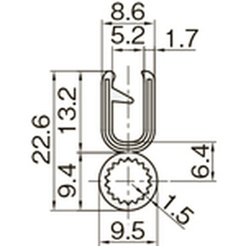 IWATA トリムシール (一体成型) 耐油TPE