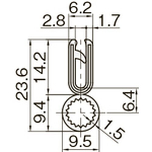 IWATA トリムシール (一体成型) 耐油TPE