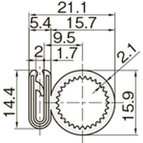 IWATA トリムシール (一体成型) 耐油TPE