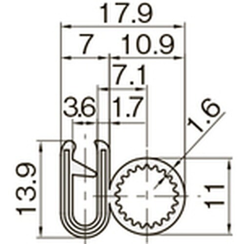 IWATA トリムシール (一体成型) 耐油TPE