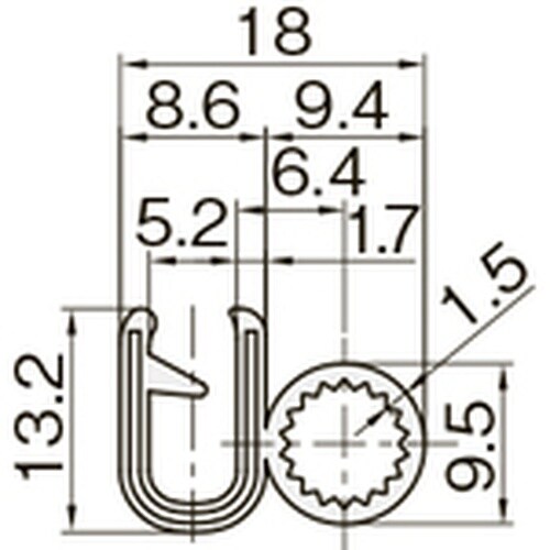 IWATA トリムシール (一体成型) 耐油TPE