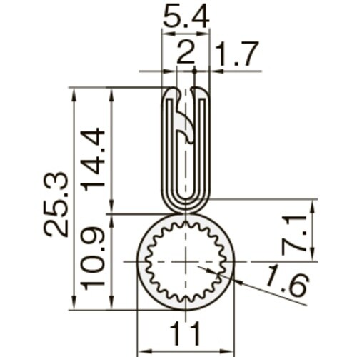 IWATA トリムシール (一体成型) 耐油TPE