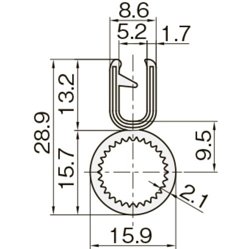IWATA トリムシール (一体成型) 耐油TPE