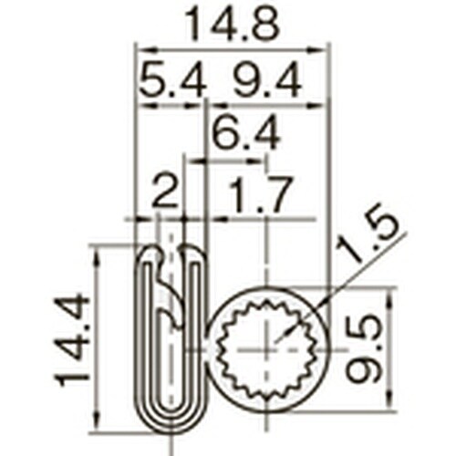 IWATA トリムシール (一体成型) 耐油TPE