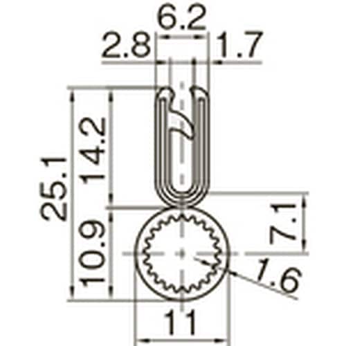 IWATA トリムシール (一体成型) 耐油TPE