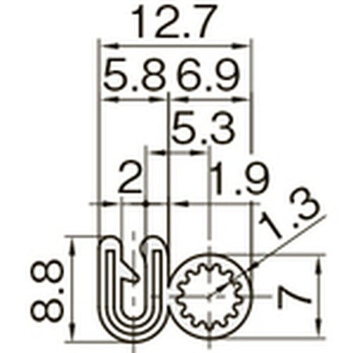 IWATA トリムシール (一体成型) 耐油TPE