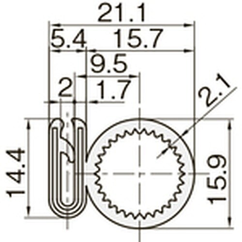 IWATA トリムシール (一体成型) 耐油TPE