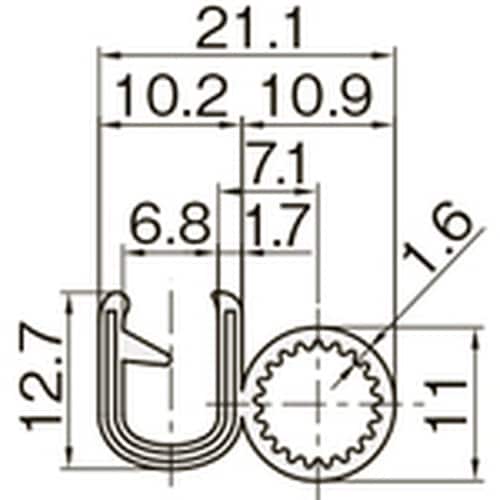 IWATA トリムシール (一体成型) 耐油TPE