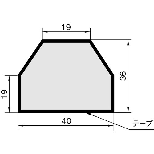 IWATA バンパープロ フラットタイプ 1M 白