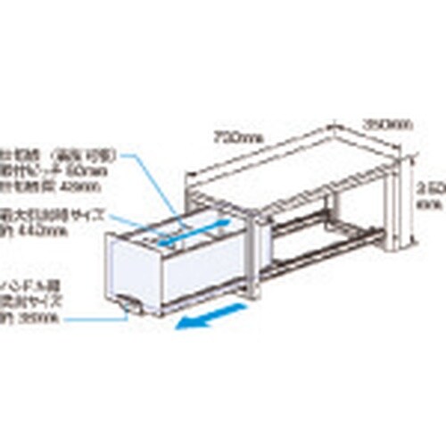 DENSAN バンキャビネット(連結引き出し)
