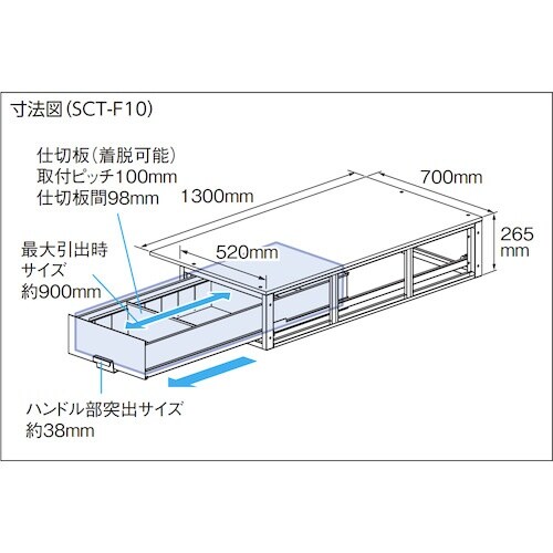 DENSAN バンキャビネット(引き出し)