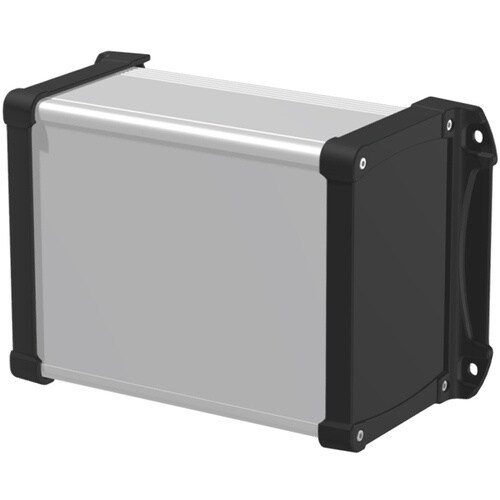 タカチ フランジ足付 防水アルミケース シルバー/