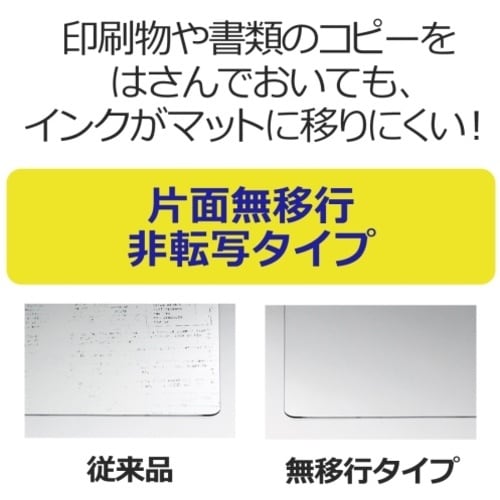 PLUS 40958)デスクマット書庫用W型 DM