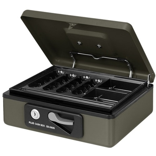 PLUS 12863)小型手提金庫 CB−050G