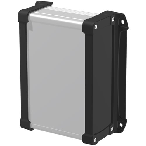 タカチ フランジ足付 防水アルミケース シルバー/