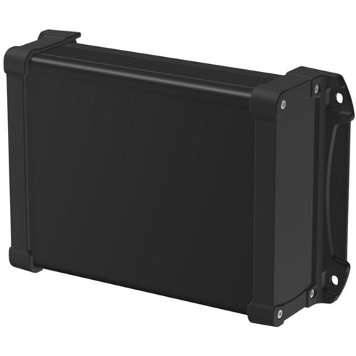 タカチ フランジ足付 防水アルミケース ブラック