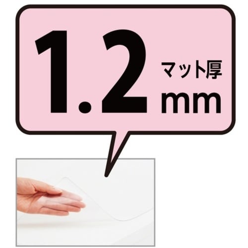 PLUS 41006)塩ビデスクマット DM−00