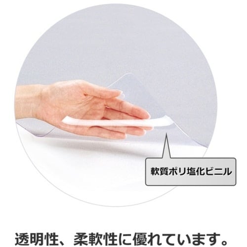 PLUS 41006)塩ビデスクマット DM−00