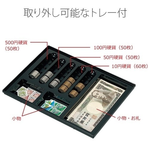 PLUS 13127)小型手提金庫 CB−040G