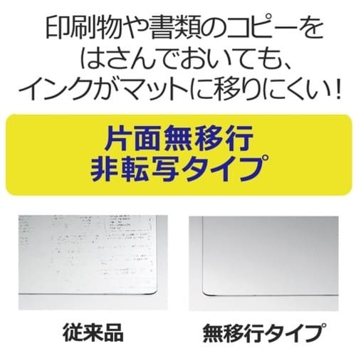 PLUS 40996)無移行塩ビデスクマットW型