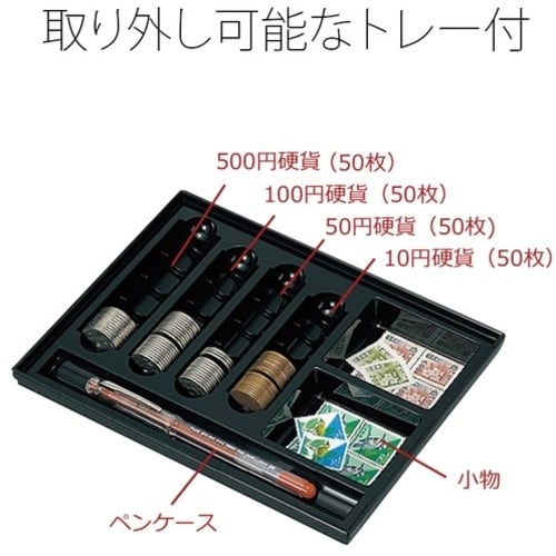 PLUS 12864)小型手提金庫 CB−050G