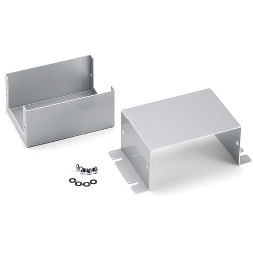 タカチ フランジ足付アルミケース メタリックシルバ