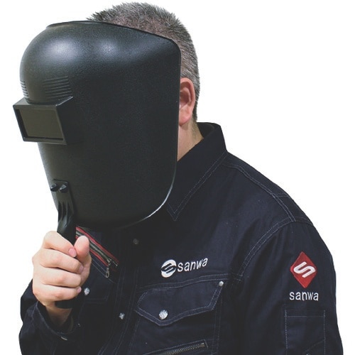 NIKKO 溶接面632P 黒 固定窓タイプ