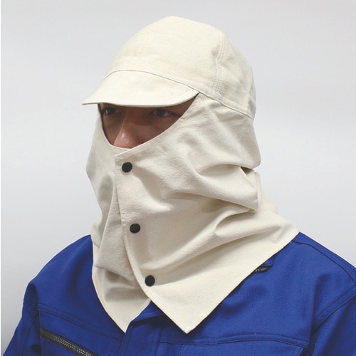 NIKKO 帆布頭巾 白 大 石川島型10センチ長