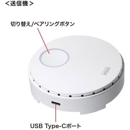 SANWA ワイヤレスHDMIエクステンダー(US