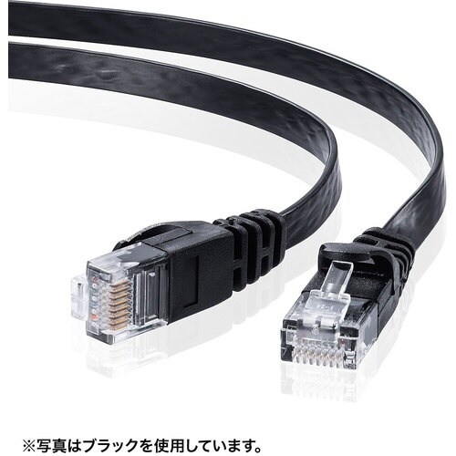 SANWA カテゴリ6フラットLANケーブル