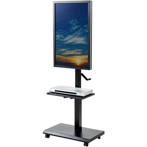 SANWA 壁寄せ手動上下昇降液晶ディスプレイスタ