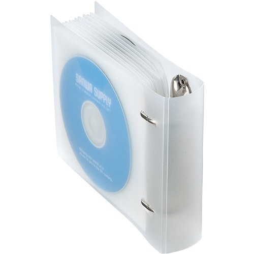 SANWA リングファイルケース(24枚収納・クリ