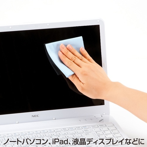 SANWA マイクロファイバークリーニングクロス(