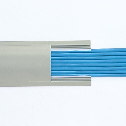 SANWA ケーブルカバー(グレー、1m)