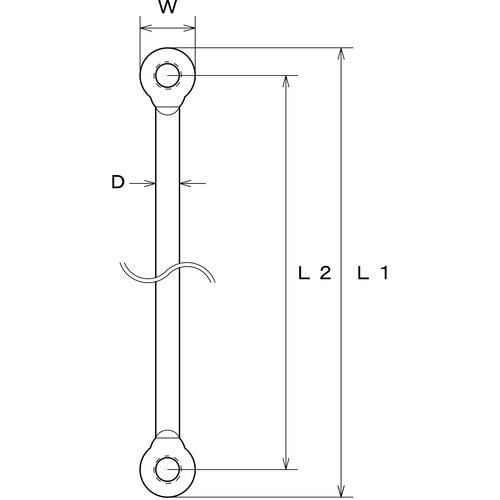 水本 ステンレス Sフック(ストレートタイプ) 線