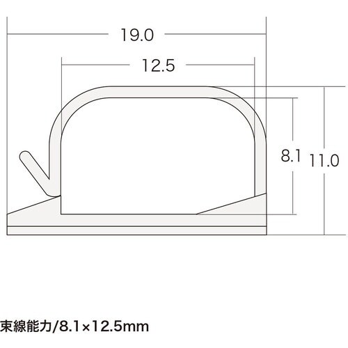 SANWA 電源コードホルダー(3P用)