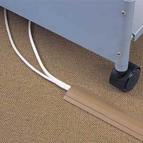 SANWA ケーブルカバー(ライトブラウン)