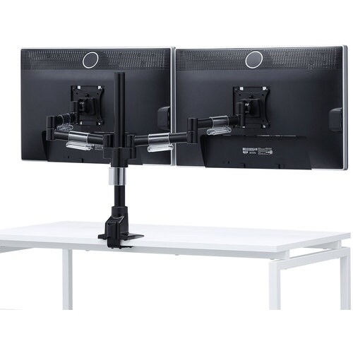 SANWA 水平多関節液晶モニタアーム(左右2面)