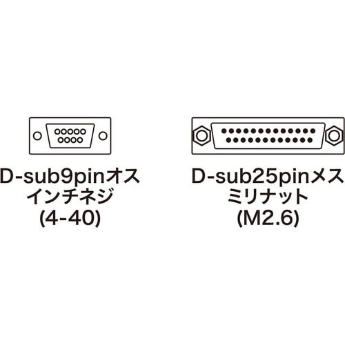 SANWA RS−232C変換ケーブル(0.2m)