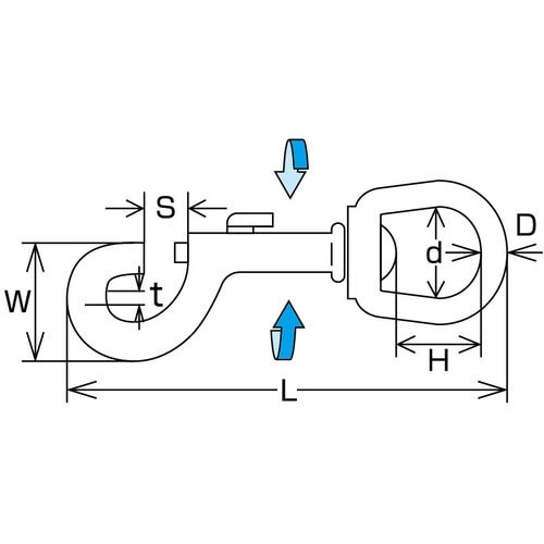 水本 ステンレス ナスカン 線径2.5mm長さ50