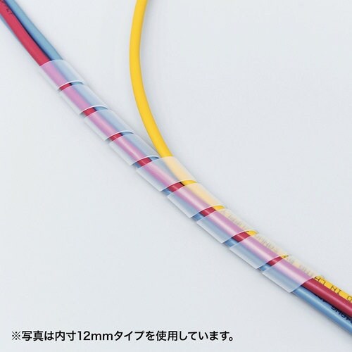 SANWA ケーブルタイ(スパイラル・ホワイト)