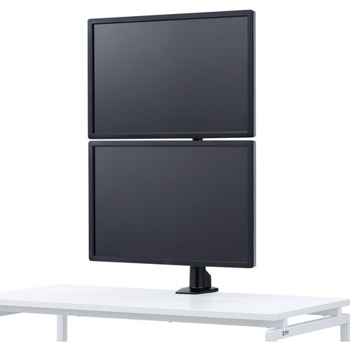 SANWA 水平多関節液晶モニタアーム(上下2面)