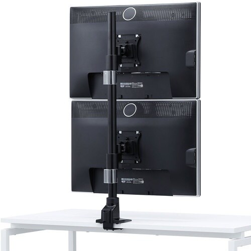 SANWA 水平多関節液晶モニタアーム(上下2面)