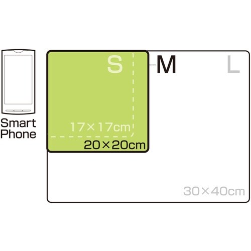 SANWA マイクロファイバークリーニングクロス(