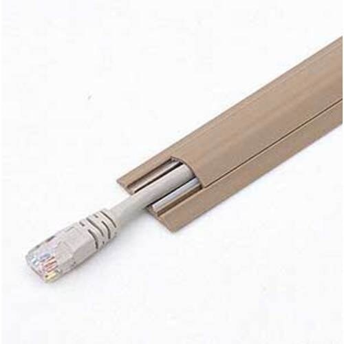 SANWA ケーブルカバー(ライトブラウン)