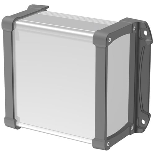 タカチ フランジ足付アルミケース アルミパネルタイ